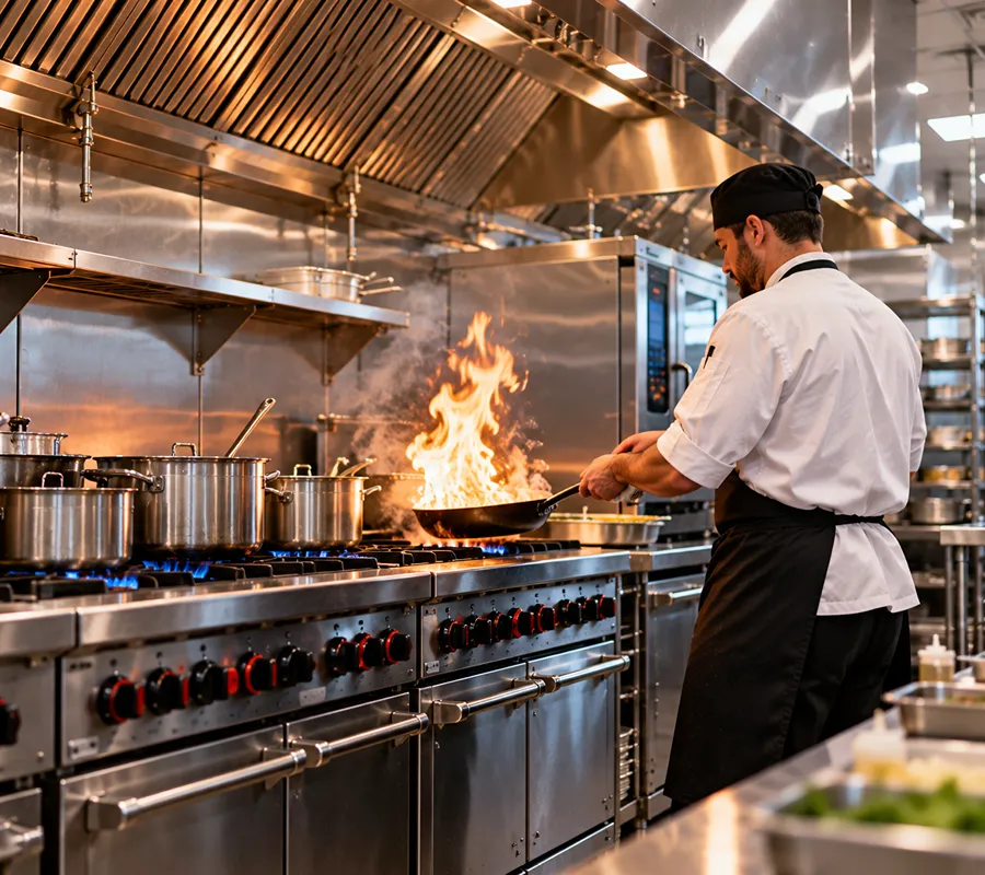 gas service restaurant kitchens